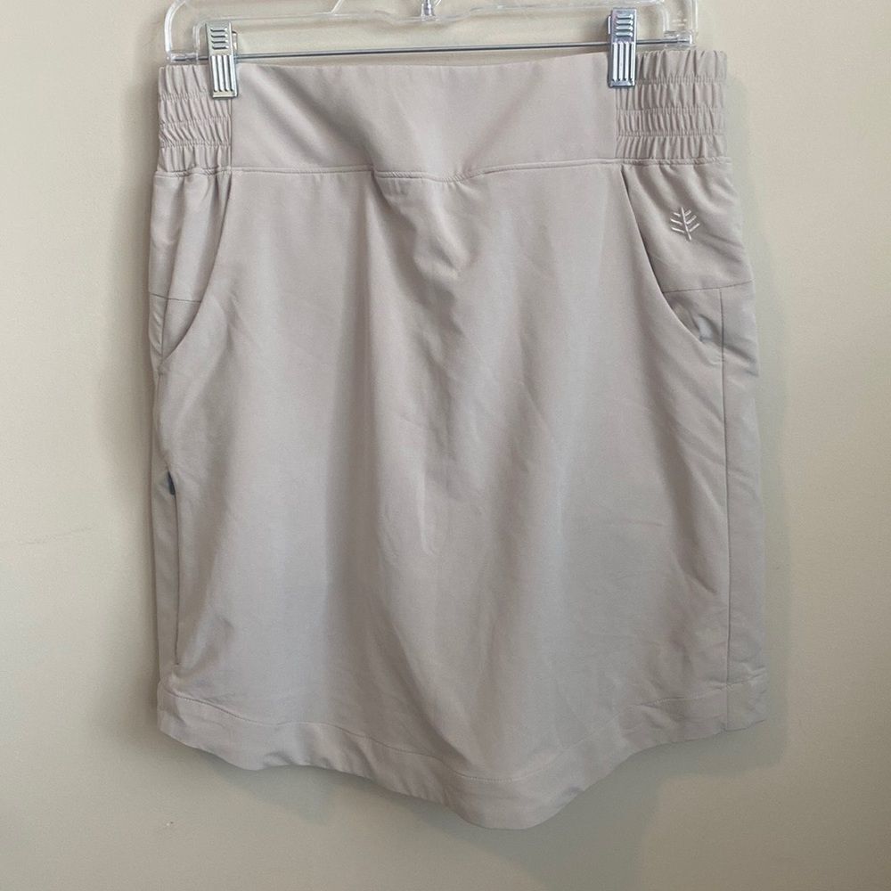 Coolibar beige Women’s long Skort quick dry